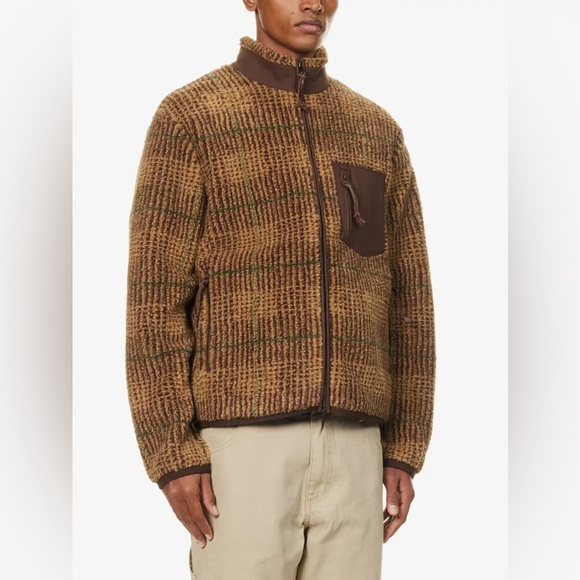 Ralph Lauren Men's Glen Plaid Pile Fleece Jacquard Jacket- Size : XL - Picture 6 of 13